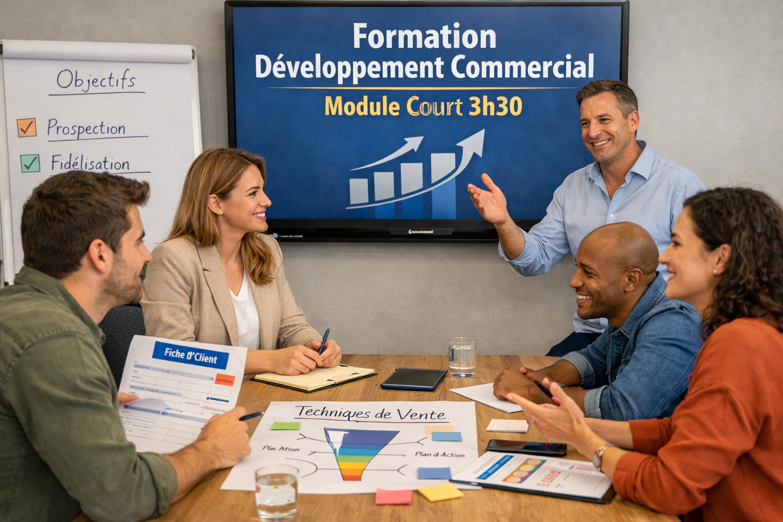 Modules courts : Formation développement commercial et techniques de vente.
